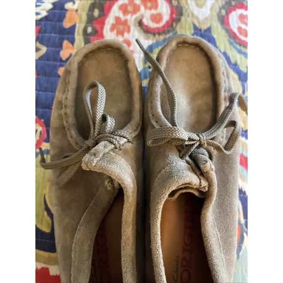 Clarks Originals Wallabee Shoes Brown Leather Loafers Womens Size 6 M 38257 - Picture 8 of 8